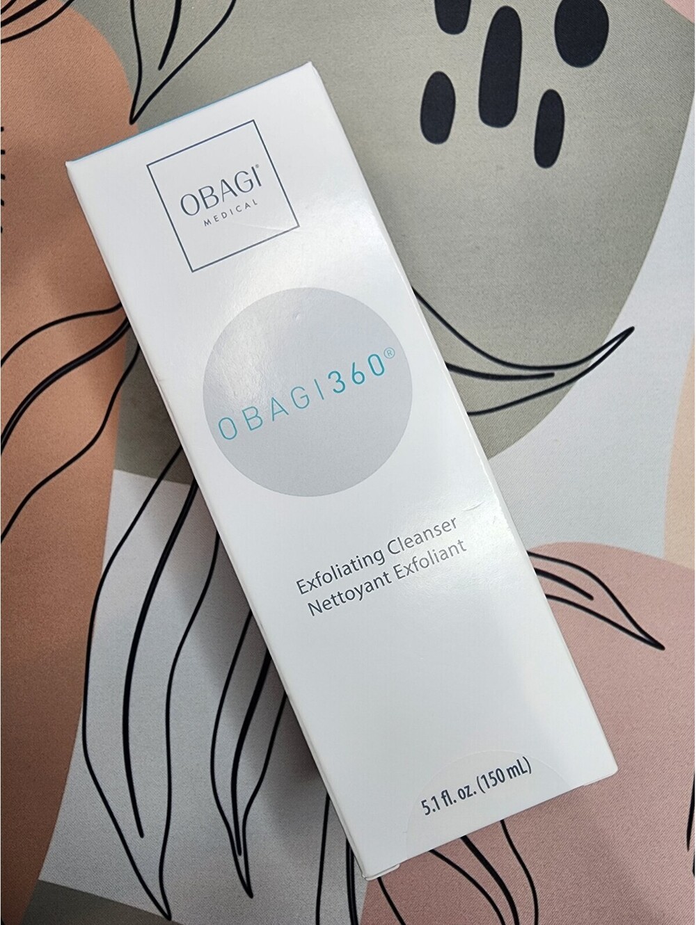 Obagi 360 Exfoliating Cleanser For Smooth & Radiant Complexion 5.1 Oz